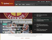 Tablet Screenshot of cyclonefanatic.com